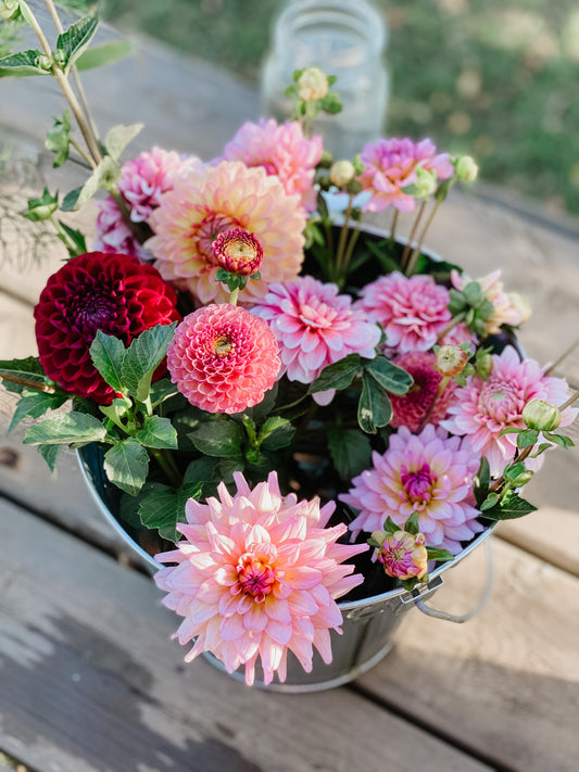 Freshly Cut Flower Bucket